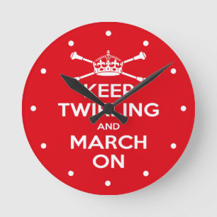 Majorettes KEEP CALM Clock