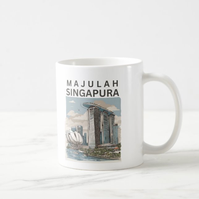Majulah Singapura Coffee Mug (Right)