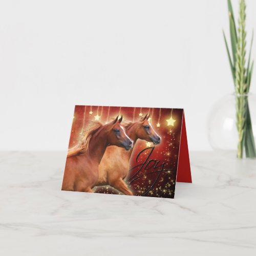 Majus and Majcian The BOGO Colts Joy Christmas Holiday Card