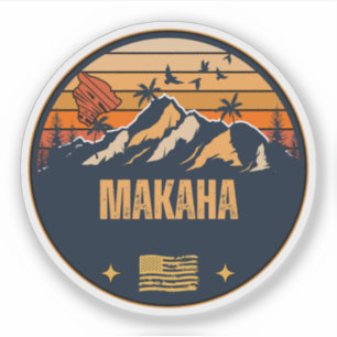 Makaha, Hawaii Sticker