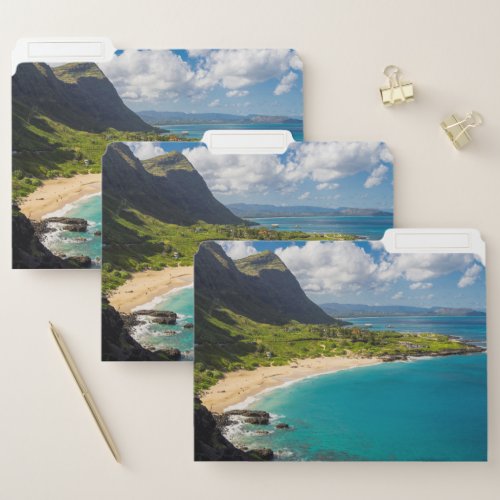Makapuu Beach Coastline File Folder