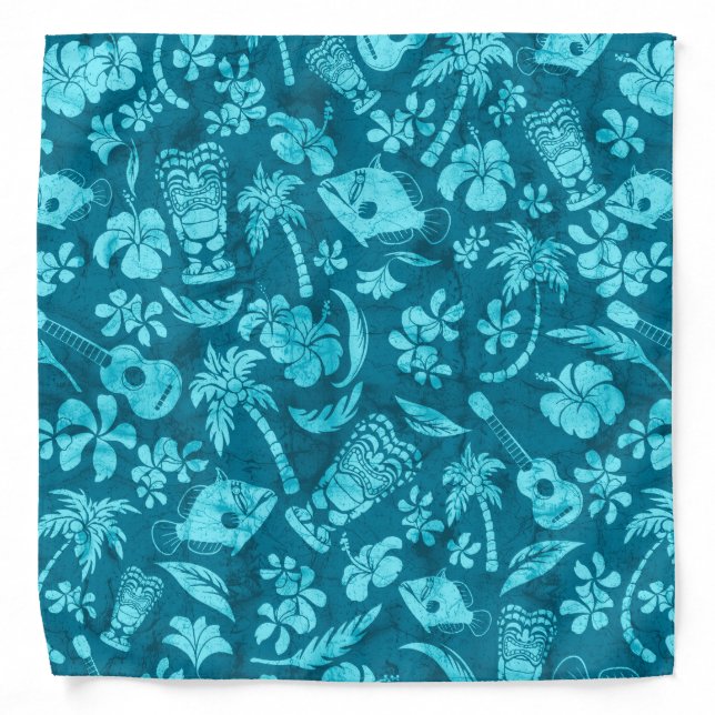 Makapuu Beach Hawaiian Batik Bandana (Front)
