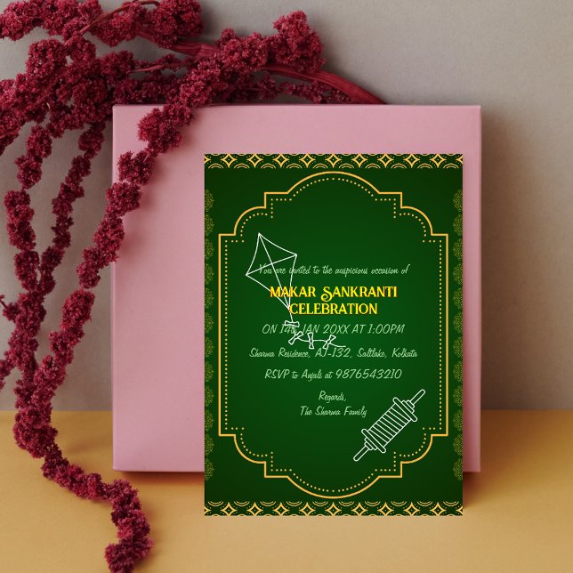 Makar Sankranti Celebration Invitation (Creator Uploaded)