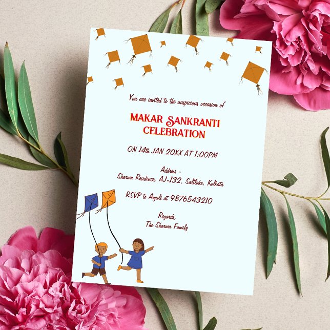 Makar Sankranti Celebration Invitation (Creator Uploaded)