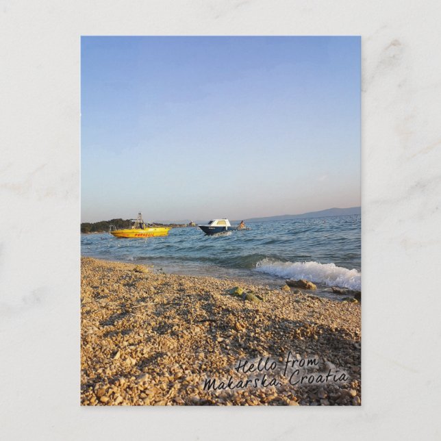 Makarska, Croatia city postcard (Front)
