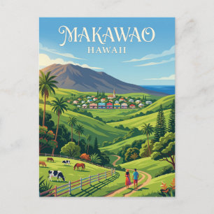 Makawao USA Postcard
