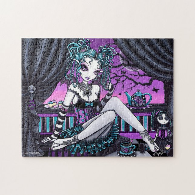 Makayla Couture Tea Party Gothic Fairy Puzzle (Horizontal)