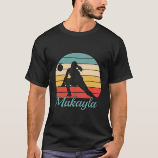 Makayla Name Personalized Volleyball T-Shirt