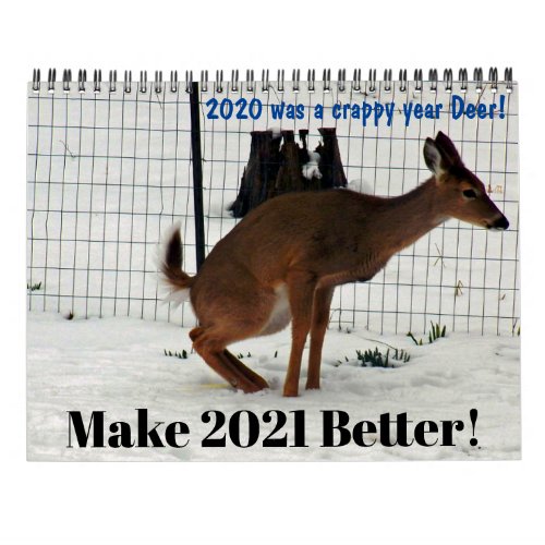 Make 2021Better Deer Calendar
