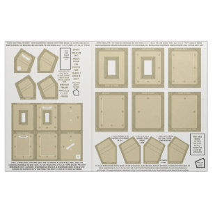 make 2 washable fabric no sew pearl photo frames