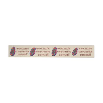 Make 4 Mini Candy Labels Out Of One Label by CREATIVEPARTYSTUFF at Zazzle