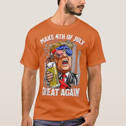 Make 4th Of July Great Again Funny   2  T_Shirt
