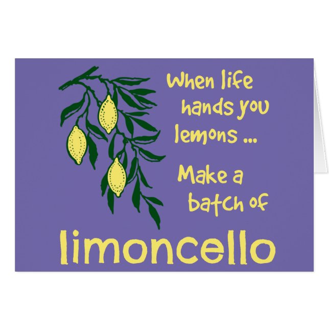 Make a Batch of Limoncello Lemon Liqueur Cards (Front Horizontal)