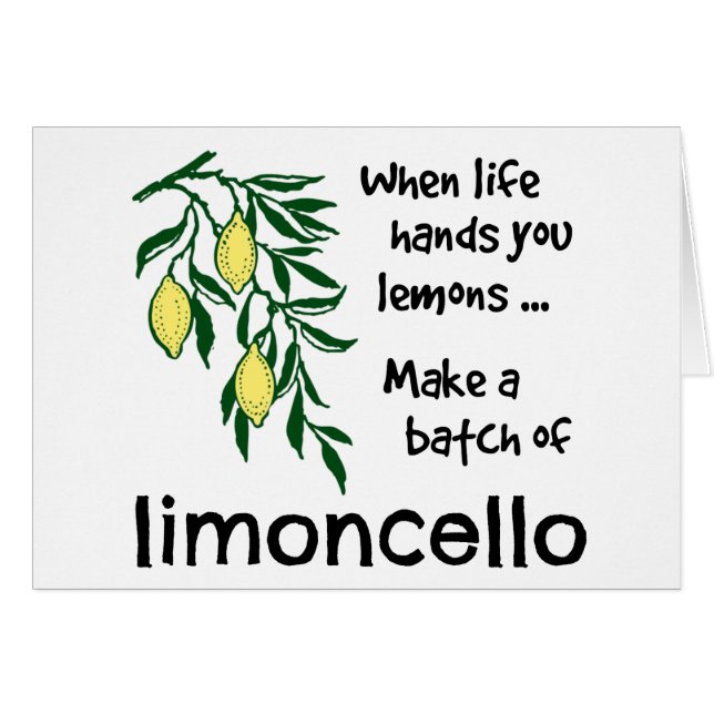 Make a Batch of Limoncello Lemon Liqueur Cards (Front Horizontal)