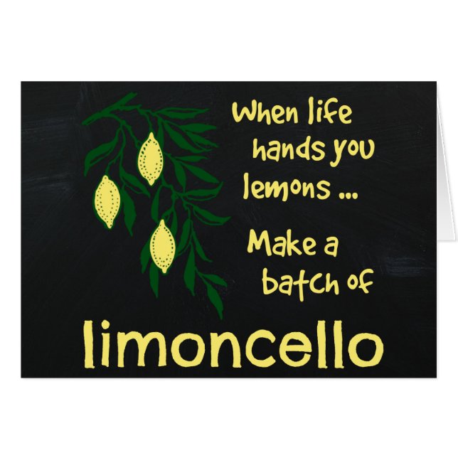 Make a Batch of Limoncello Lemon Liqueur Cards (Front Horizontal)