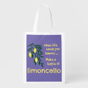 Make a Batch of Limoncello Lemon Liqueur Grocery Bag