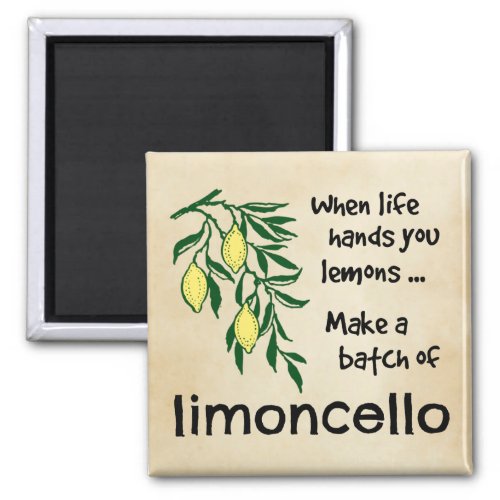 Make a Batch of Limoncello Lemon Liqueur Magnet
