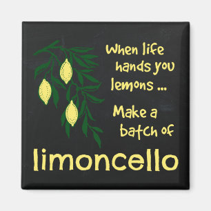 Make a Batch of Limoncello Lemon Liqueur Magnet