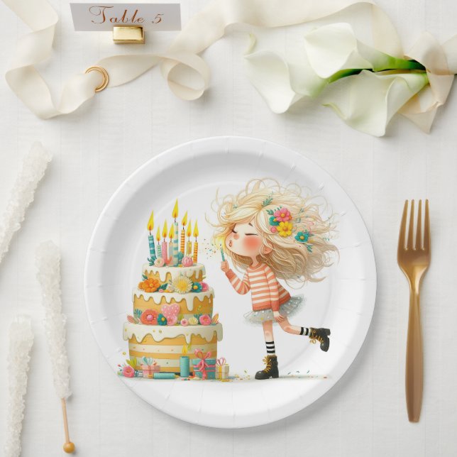 Make A Birthday Wish Paper Plates (Wedding)