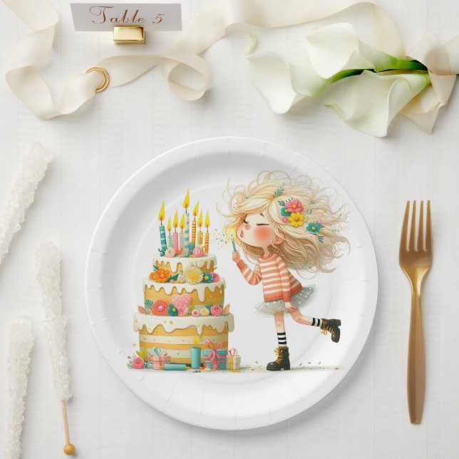 Make A Birthday Wish Paper Plates (Wedding)