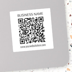 Make a Business QR Code Instantly & Editable Text Sticker
