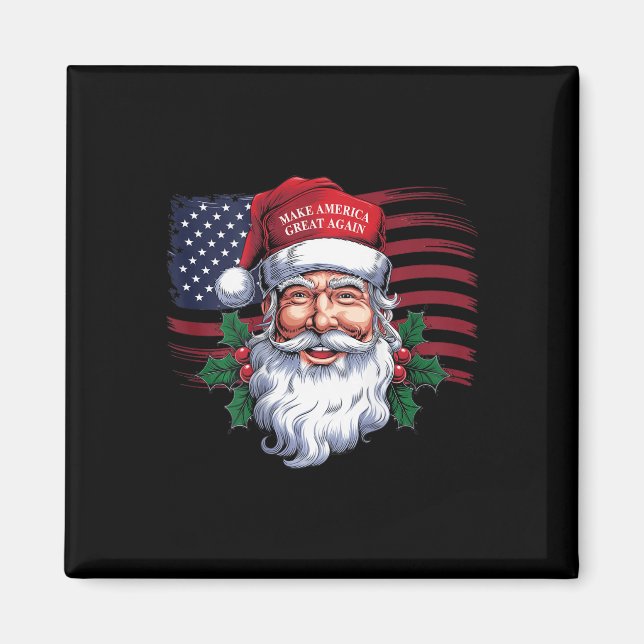 Make A Christmas Great Again Xmas Trump Pajamas (o Magnet (Front)