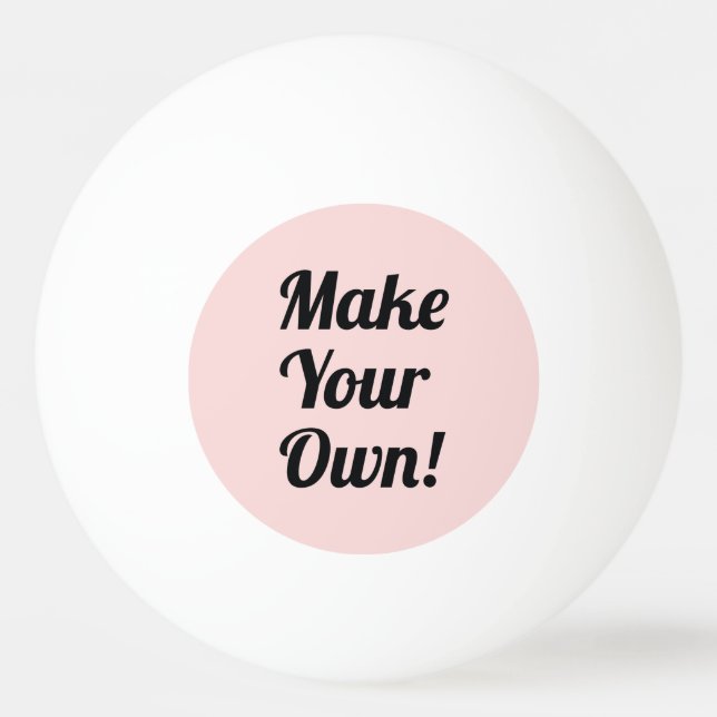Make a Custom Printed Ping-Pong Ball (Front)