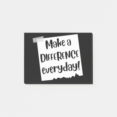 Make A Difference Everyday Post_it Notes