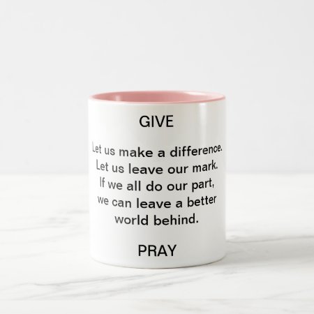 Make A Difference Mug