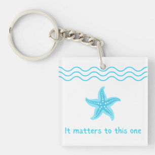 Make A Difference, Starfish Story. Keychain