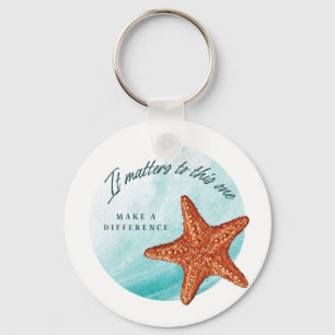 Make A Difference, Starfish Story. Keychain
