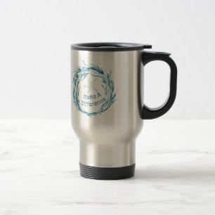 Make A Difference, Starfish Story. Travel Mug