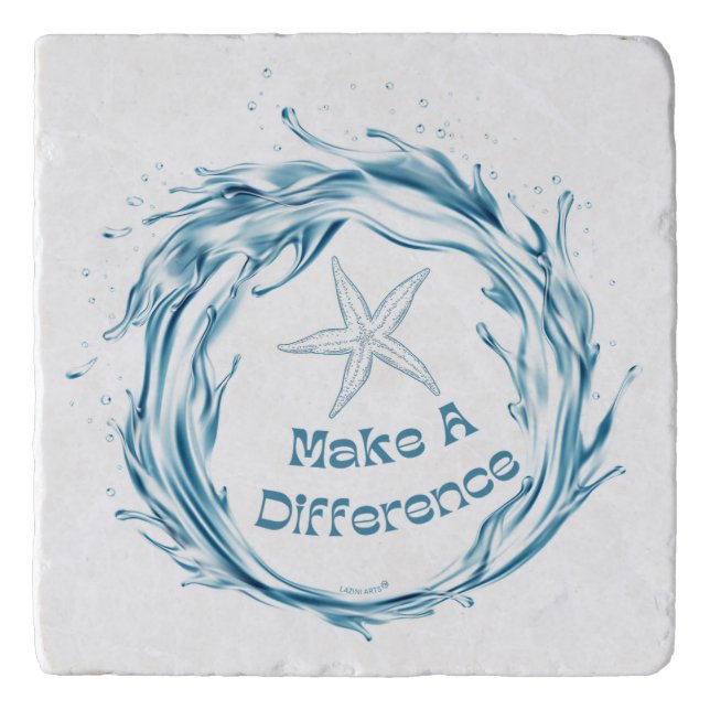 Make A Difference, Starfish Story. Trivet (Front)