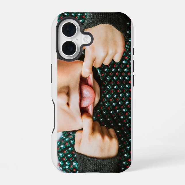 Make a Face Childish but Effective Iphone Case (Back)