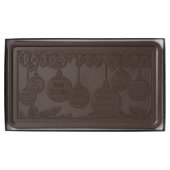 Make a Family Photo Merry Christmas Greetings Dark Chocolate Bar (Chocolate)
