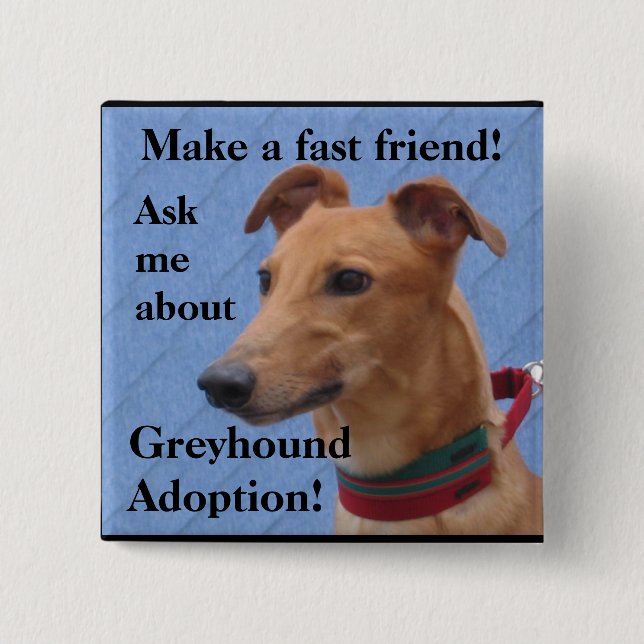 Make a fast friend! pinback button (Front)