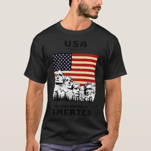 make a journey to America T_Shirt