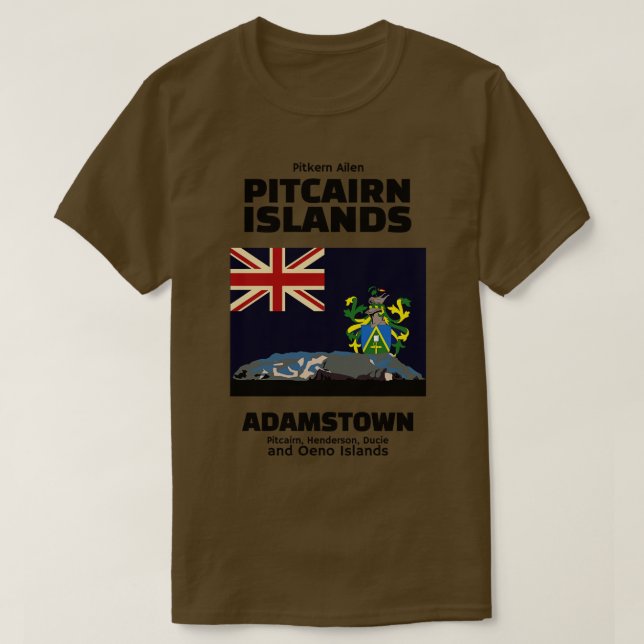 make a journey to Pitcairn Islands T-Shirt (Design Front)