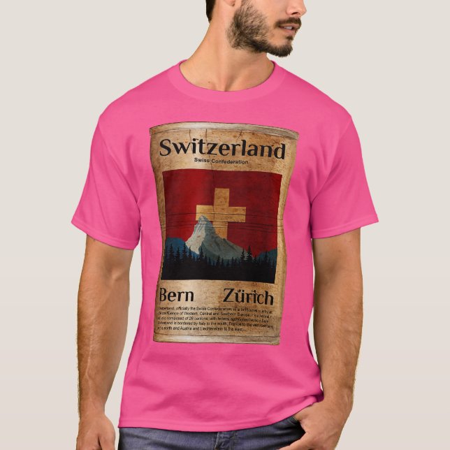 make a journey to Switzerland 2 T-Shirt (Front)