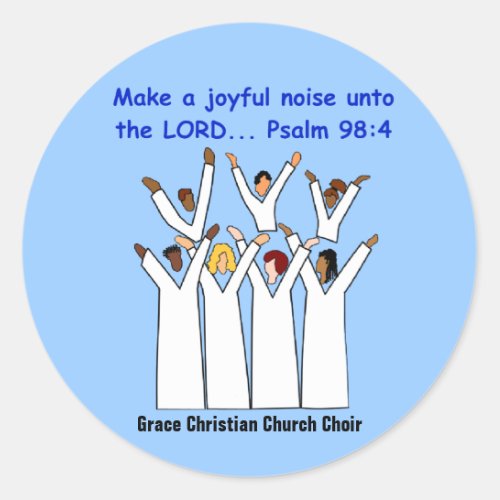 Make A Joyful Noise Christian Stickers
