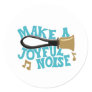 Make a Joyful Noise Handbell Ringers Players Classic Round Sticker