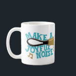 Make a Joyful Noise Handbell Ringers Players Coffee Mug<br><div class="desc">Show off your love of playing handbells or grab the perfect gift for your favorite handball ringer. An illustration of a handbell is accompanied by the message MAKE A JOYFUL NOISE in bold teal blue lettering.</div>