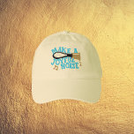 Make a Joyful Noise Handbell Ringers Players Hat<br><div class="desc">Show off your love of playing handbells or grab the perfect gift for your favorite handball ringer. My realistic style illustration of a handbell is accompanied by the message MAKE A JOYFUL NOISE in bold teal blue lettering on this baseball cap.</div>