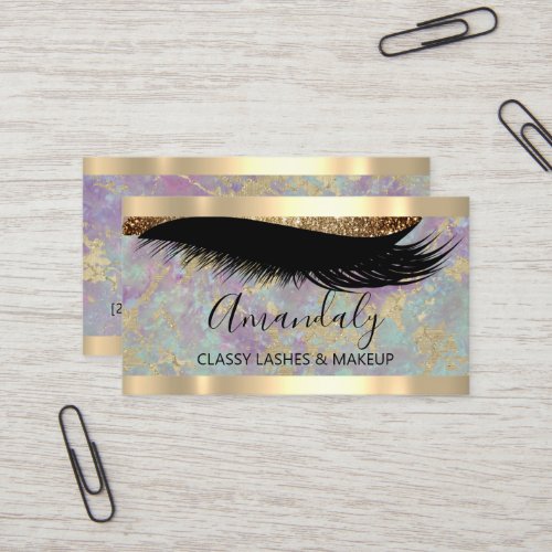 Make a Lasting Impression with Professional Makeup Business Card