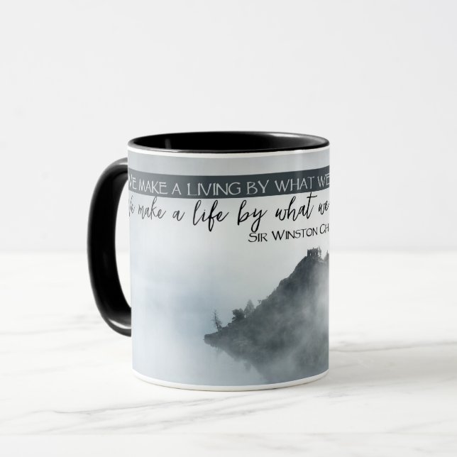 Make A Life Mug (Front Left)