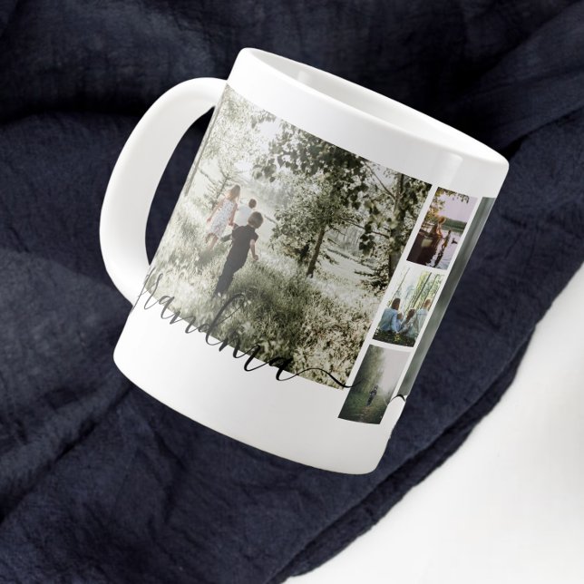 Make a Personalized family Photo keepsake Giant Coffee Mug (Creator Uploaded)