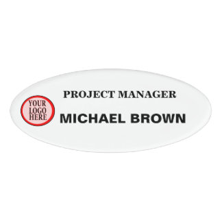 Make a Personalized Name Tag with Business Logo