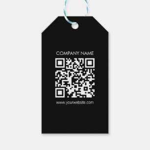 Make a QR code instantly   Modern simple design Gift Tags