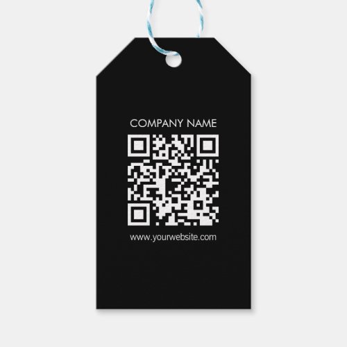 Make a QR code instantly  Modern simple design Gift Tags