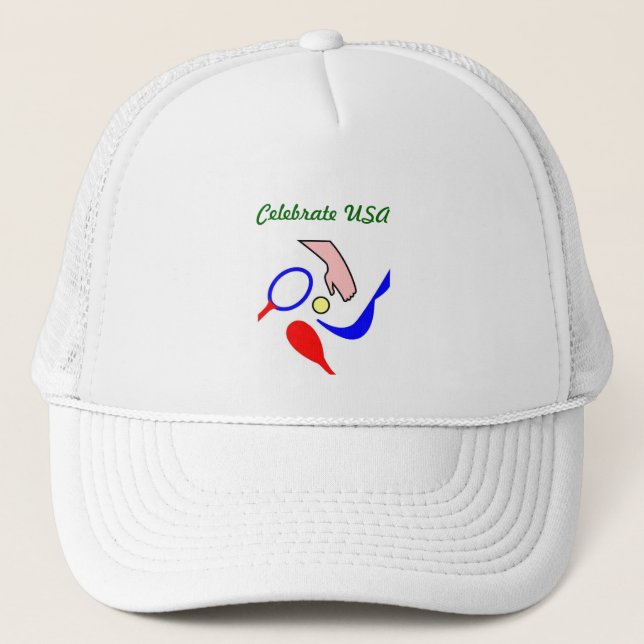 Make A Racket - Trucker Hat (Front)